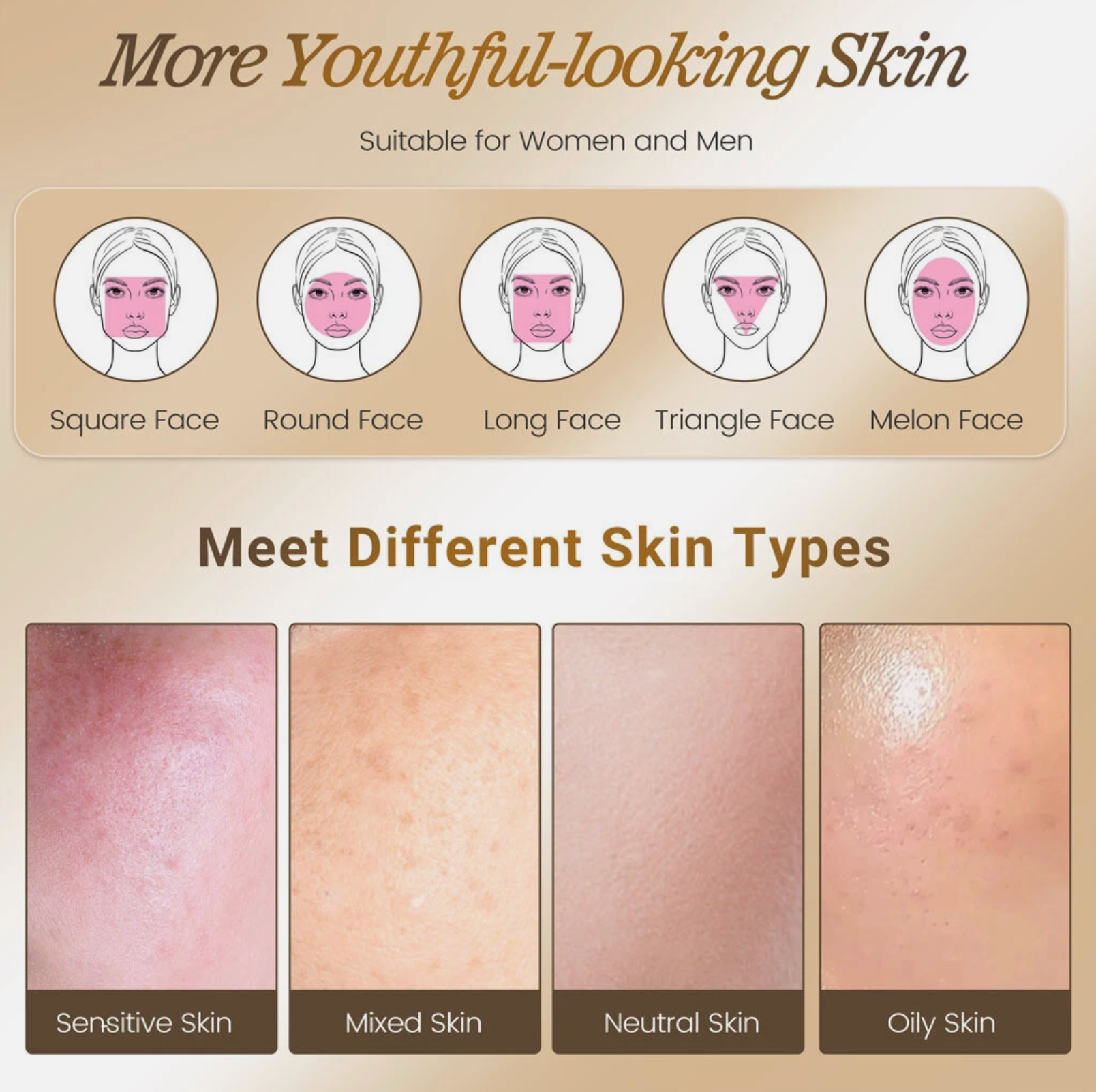 Silicone LED Skincare Device